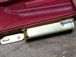Vtg Schick Injector Single Edge Razor w/Butterscotch Handle Injector & Hard Case