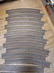Vtg 18 Pc HO Scale Atlas Curved Straight and Rerailer Track Lot w/1 Life Like 3"