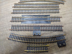 Vtg 18 Pc HO Scale Atlas Curved Straight and Rerailer Track Lot w/1 Life Like 3"