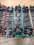 Vtg 9 Pc HO Scale Box Car Lot Tyco+ Baby Ruth AT&SF Green Giant Dairyman's TLCX