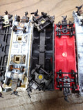 Vtg 12 Pc HO Scale Flat Hopper Car Lot Revell 1956 W Maryland NH AT&SF PC Navy