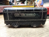 Vtg O Gauge Marx Wind Up Train Set 4 Cars Tender Tanker Side Dump Caboose Works!