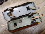 Vtg O Gauge Marx Wind Up Train Set 4 Cars Tender Tanker Side Dump Caboose Works!