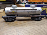 Vtg 4 Pc O Gauge Lionel & American Flyer Tanker Box Car Lot Sunoco NP Conrail