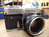 Vtg YASHICA TL Electro X 35mm Film Camera Auto Yashinon DX 1:2  f=50 Lens Japan