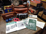 Vtg David White Co Stereo Realist Film Camera f3.5 Shutter Work Flash Case Xtras