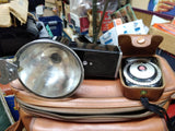 Vtg David White Co Stereo Realist Film Camera f3.5 Shutter Work Flash Case Xtras