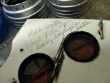 Vtg David White Co Stereo Realist Film Camera f3.5 Shutter Work Flash Case Xtras