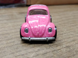 Vtg 1988 Hot Wheels Color Racers Changer VW Bug Beetle Diecast Car Magenta Pink!