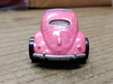 Vtg 1988 Hot Wheels Color Racers Changer VW Bug Beetle Diecast Car Magenta Pink!