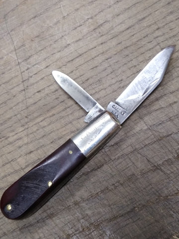 Vtg CASEXX 6 Dot 2 Blade Folding Pocket Knife 62009 1/2 Nice Shape 2.5" Blade