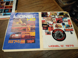 Vtg Lionel & TYCO O & HO Train Operation Instr Accessory Manual Lot 1952 73-75