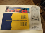 Vtg Lionel & TYCO O & HO Train Operation Instr Accessory Manual Lot 1952 73-75