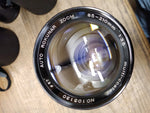 Vtg Auto Rokunar Zoom Multi Coated Camera Lens 85 210mm 1:3.5 For Minolta w/Case