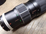 Vtg Auto Miranda Zoom Camera Lens 1:3.5 f 80 200mm 1:3.5 w/Case Made in Japan