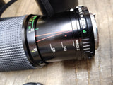 Vtg Rikenon P Zoom Camera Lens f 1:3.9 70 210mm Macro w/Case Made in Japan