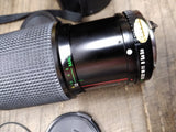 Vtg Rikenon P Zoom Camera Lens f 1:3.9 70 210mm Macro w/Case Made in Japan