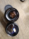 Vtg 2 Pc Camera Lens Lot Mamiya/Sekor Auto 35mm 1:2.8 Vivitar Zoom 35-70mm 1:3.5