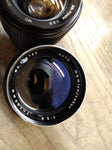 Vtg 2 Pc Camera Lens Lot Mamiya/Sekor Auto 35mm 1:2.8 Vivitar Zoom 35-70mm 1:3.5