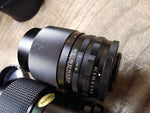 Vtg 2 Pc Camera Lens Lot Mamiya/Sekor Auto 35mm 1:2.8 Vivitar Zoom 35-70mm 1:3.5