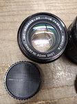 Vtg 2 Pc Camera Lens Lot Quantaray for Minolta 28 80mm Minolta Rokkor f=55mm