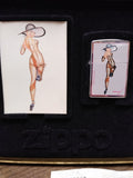 Vtg Sealed ZIPPO 1996 Ltd Edition Classic Ballerina Shoes Petty Girl Lighter Box