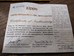 Vtg Sealed ZIPPO 1996 Ltd Edition Classic Ballerina Shoes Petty Girl Lighter Box