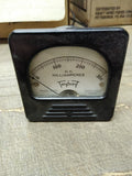 Vtg Triplett 0-300 DC Milliamperes Model 327 T Panel Meter Gauge 3" x 3"