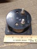 Vtg Triplett 0-300 DC Milliamperes Model 327 T Panel Meter Gauge 3" x 3"