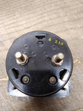 Vtg General Electric -1-0-1+ DC Amperes Panel Meter Gauge 3" x 3"