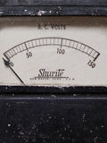 Vtg Shurite AC Volts 0-150 Panel Meter Gauge 2.5" x 2.5/8"