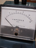 Vtg Central Scientific Amperes DC 0-15 Model 82480 3 Panel Meter 4 1/4" x 4 3/4