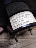 Vtg Double D AC Amperes Ammeter 0-10 Transformer Rated Panel Meter 4 3/4 x 4 1/4