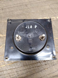 Vtg Double D AC Amperes Ammeter 0-10 Transformer Rated Panel Meter 4 3/4 x 4 1/4
