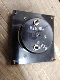 Vtg Double D AC Amperes Ammeter 0-50 Transformer Rated Panel Meter 4 3/4 x 4 1/4