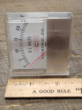 Vtg Coletric DC Volts 0-25 Panel Meter 2 3/8" x 2 3/8" #2
