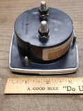 Vtg General Electric DC Milliamperes 0-2000 Panel Meter 3 3/8" x 3 3/8"