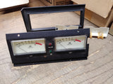 Vtg Nakamichi 2 Pc -40 thru +5 Peak Level Decibel Panel Meter w/Back Lights