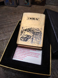Vtg Unfired 1996 ZIPPO Cigarette Lighter DORAL Welcome To Tobaccoville Brass Box