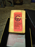 Vtg Unfired 1996 ZIPPO Cigarette Lighter DORAL Welcome To Tobaccoville Brass Box