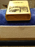Vtg Unfired 1996 ZIPPO Cigarette Lighter DORAL Welcome To Tobaccoville Brass Box
