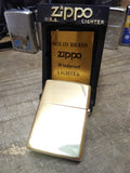 Vtg Unfired 1932 1992 ZIPPO Cigarette Lighter Winston Eagle Solid Brass w/Box!