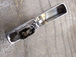 Vtg 1995 Zippo Large Mouth Bass Dragonfly Brushed Chrome Cigarette Lighter