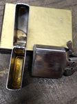 Vtg 1995 Zippo Large Mouth Bass Dragonfly Brushed Chrome Cigarette Lighter