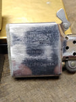 Vtg 1995 Zippo Large Mouth Bass Dragonfly Brushed Chrome Cigarette Lighter