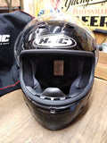 HJC FG 12 Full Face Motorcycle Helmet Size Medium Gloss Black with Carry Bag