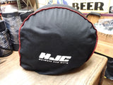 HJC FG 12 Full Face Motorcycle Helmet Size Medium Gloss Black with Carry Bag