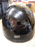 Motorcycle Half Helmet DOT Open Face Chopper Cruiser Bike Visor and Vents