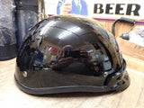 Motorcycle Half Helmet DOT Open Face Chopper Cruiser Bike Visor and Vents
