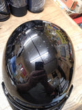 Motorcycle Half Helmet DOT Open Face Chopper Cruiser Bike Visor and Vents